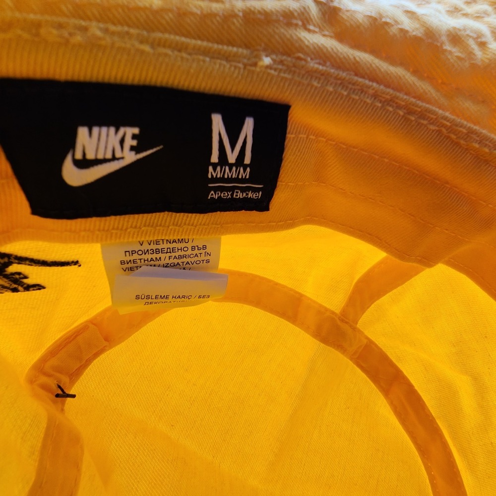 Michigan Wolverines Nike Legacy Apex Bucket Hat Mens Sz Medium College Gold NEW - Picture 9 of 11